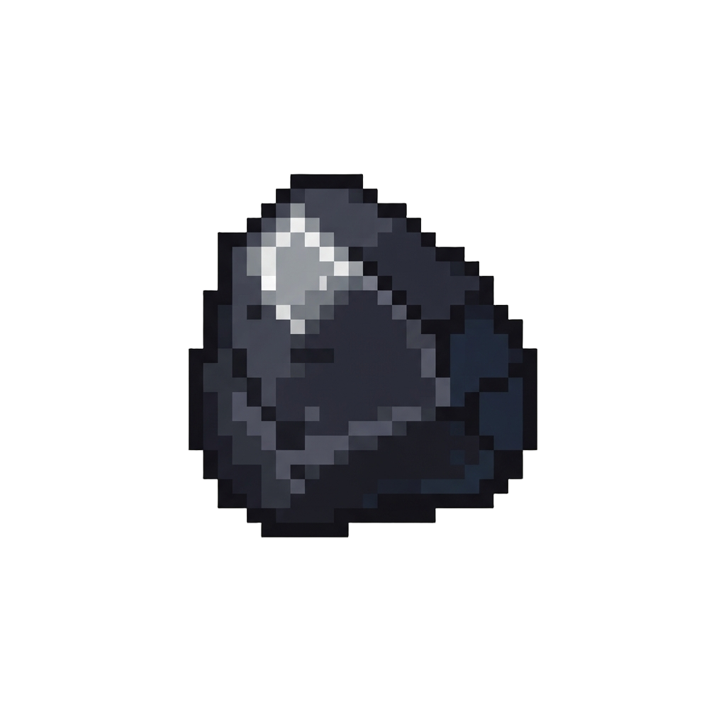 A Chunk of Glossy Black Coal