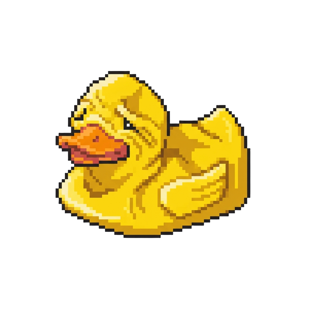 A Deflated Squeaky Rubber Duck