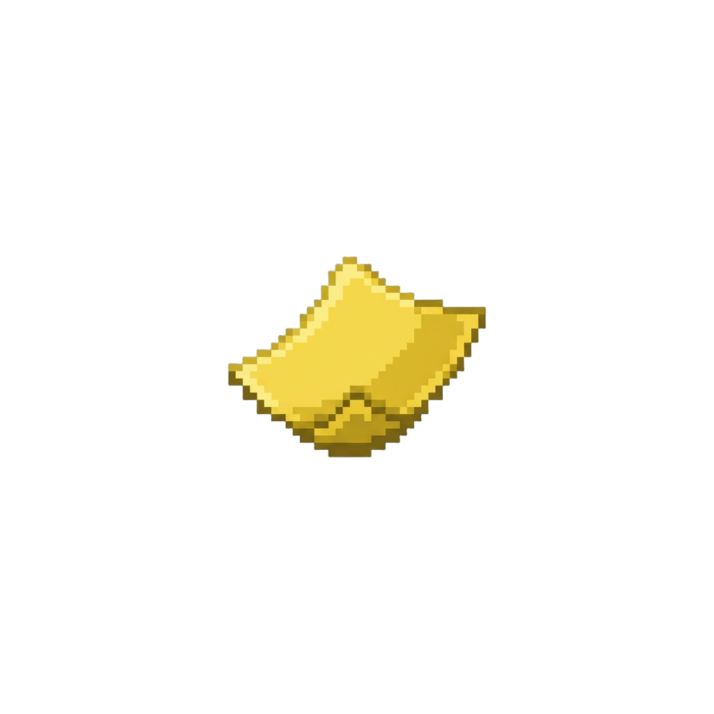 A Single Yellow Confetti Piece Floating Down