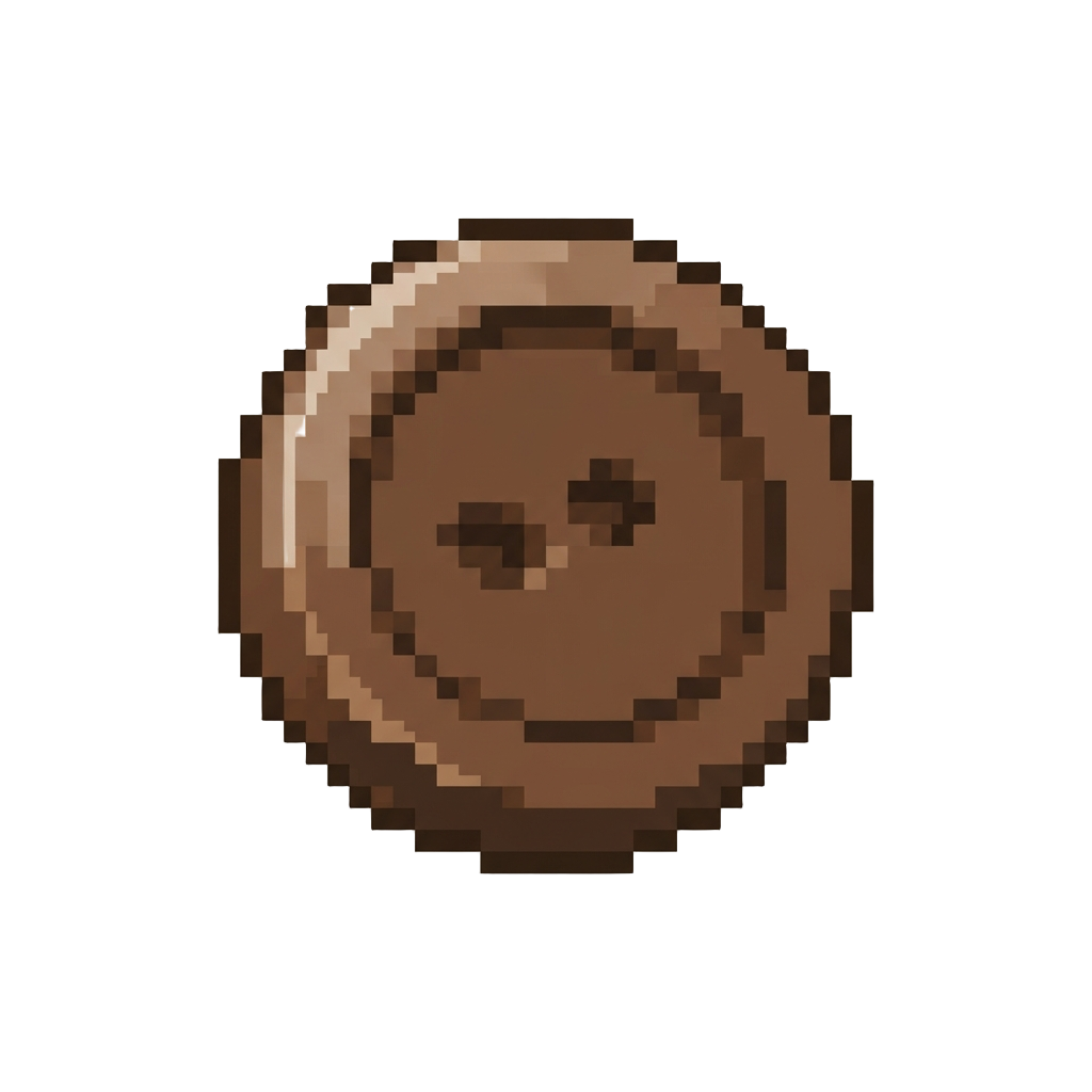 A Single Lost Button Rolling Silently Past @image1's Boots