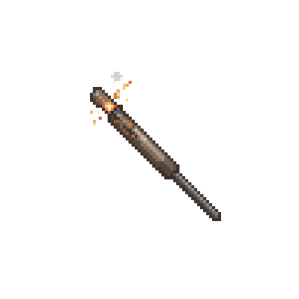 A Tiny Sparkler Sputtering Out with a Weak Hiss