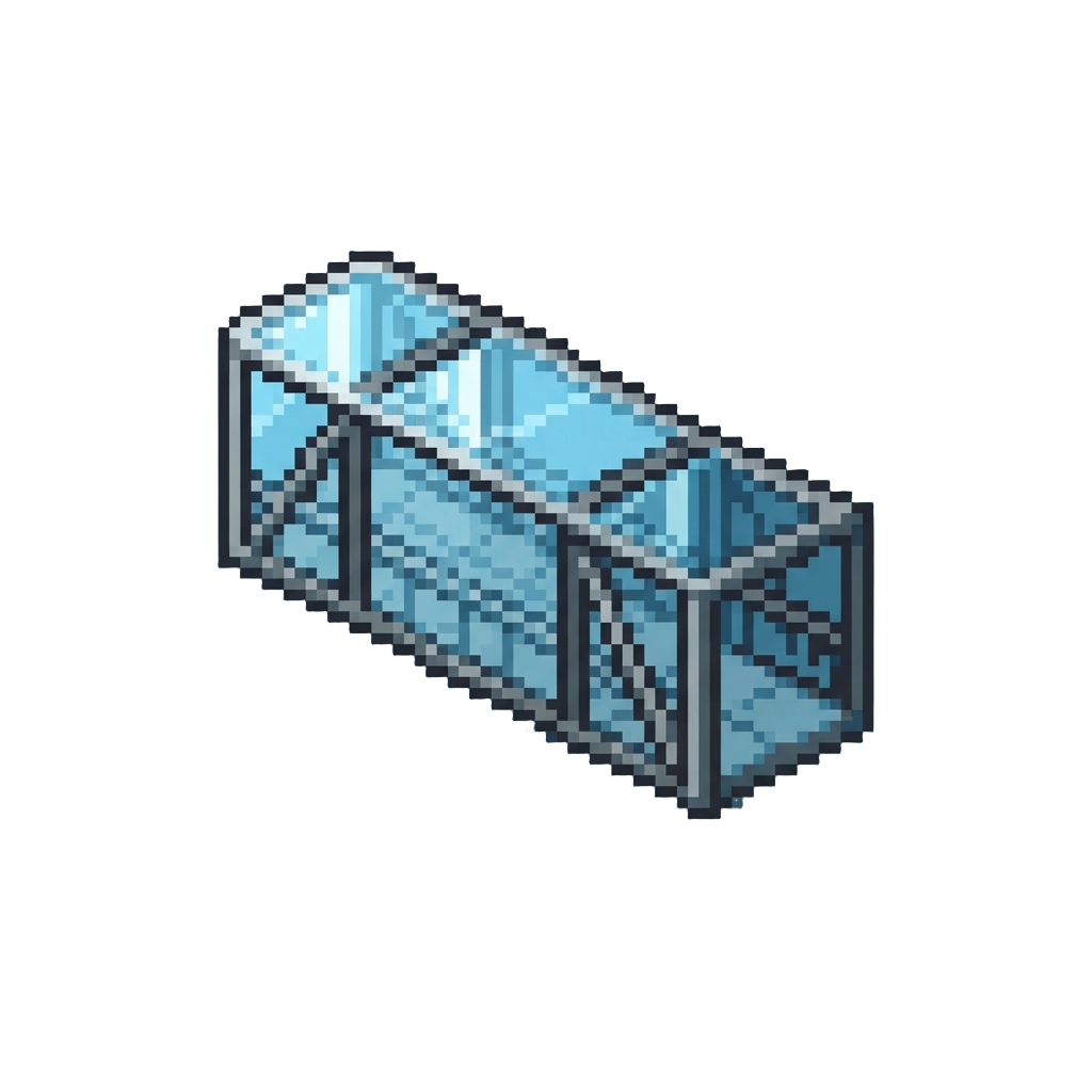 A Sleek Glass Skybridge