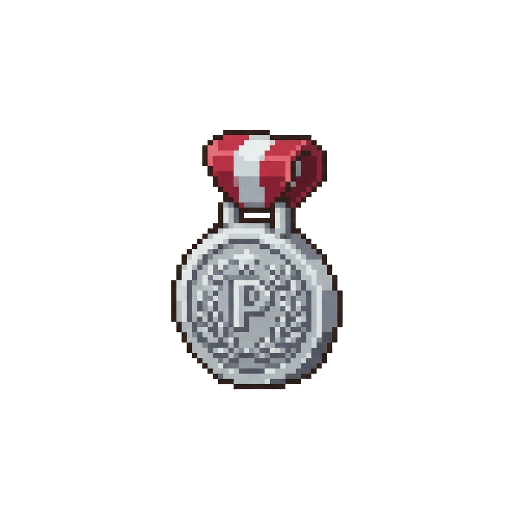 A Miniature Silver Participation Medal