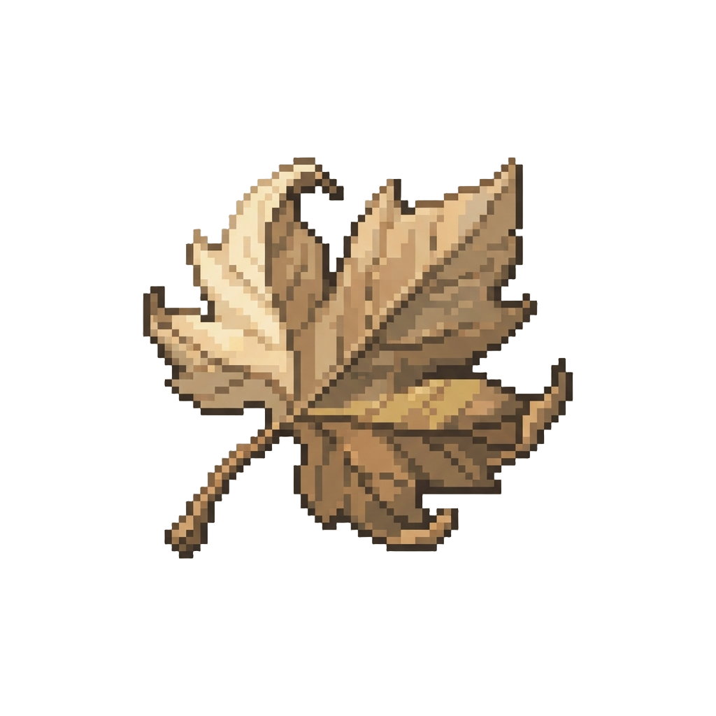 Dry Crunchy Sycamore Leaves