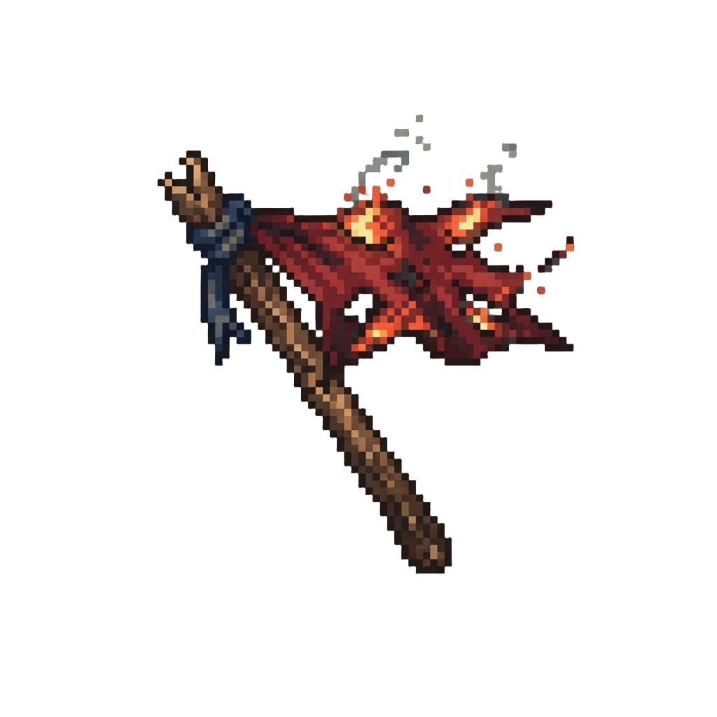 A Smoldering Banner Fluttering on a Broken Staff