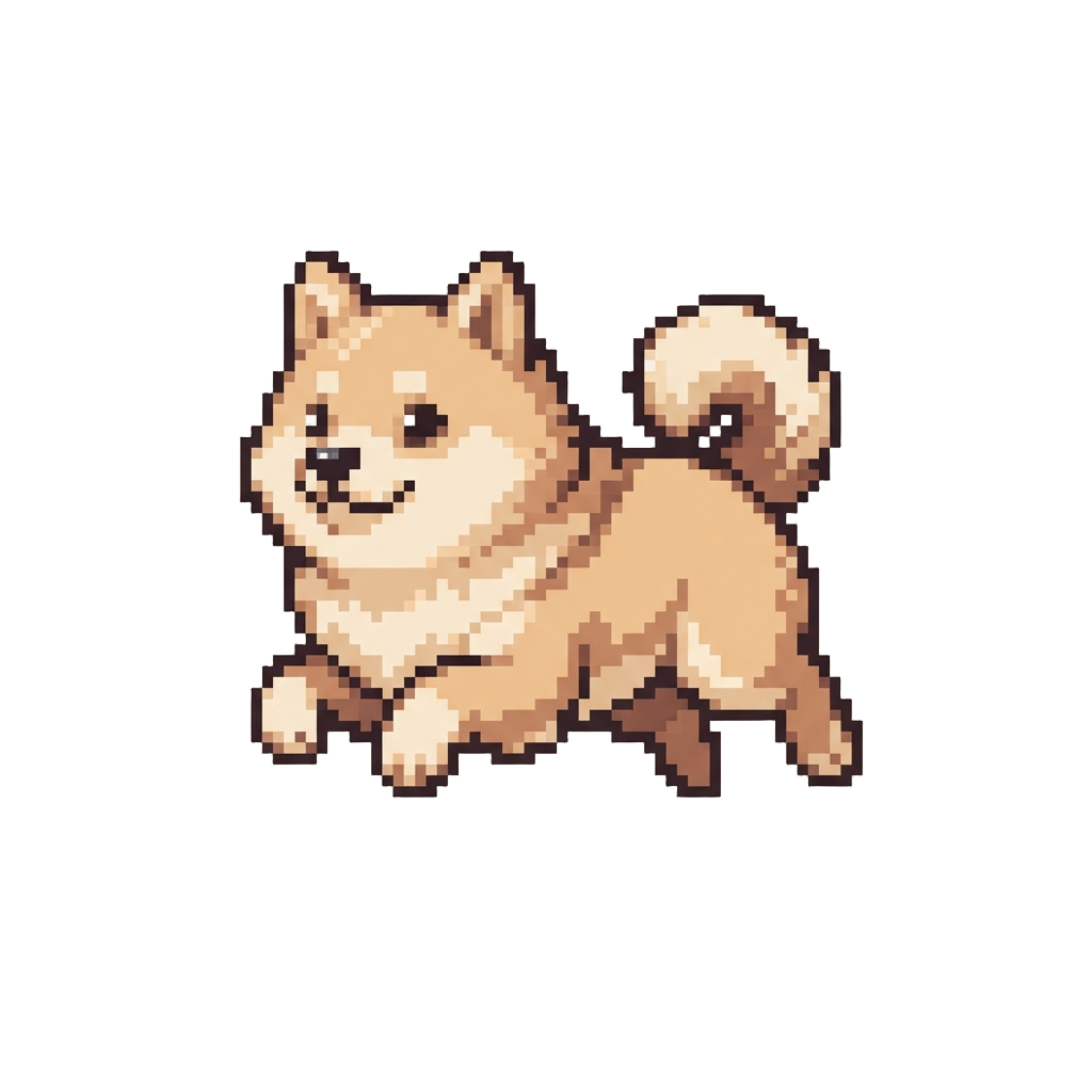 A Cute Fluffy Dog Running in Energetic Circles and Jumping at the Camera