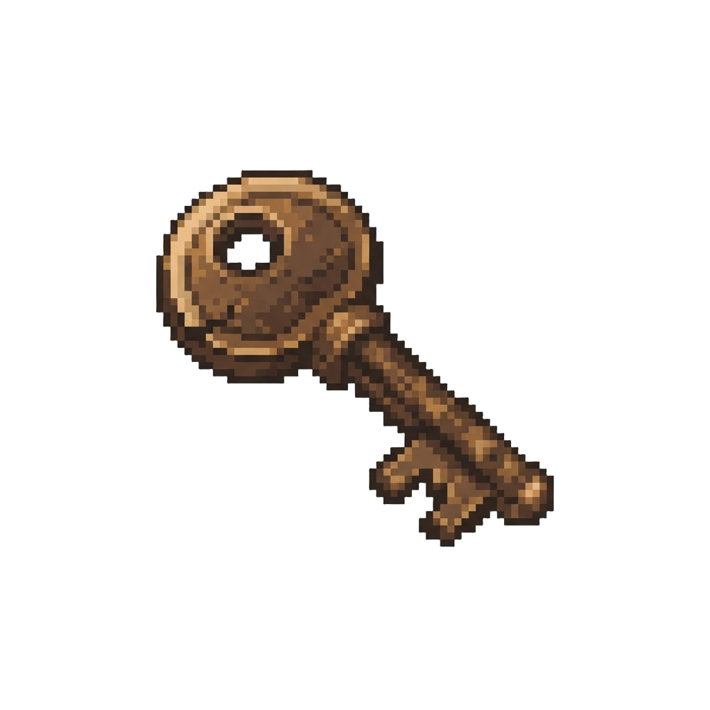A Rusty Small Key