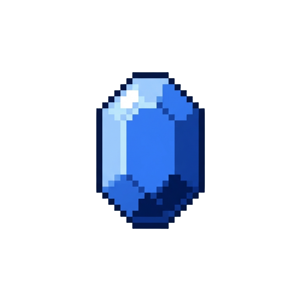 A Shiny Blue Rupee