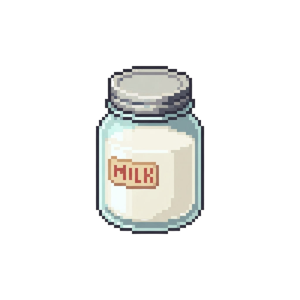 A Small Jar of Milk