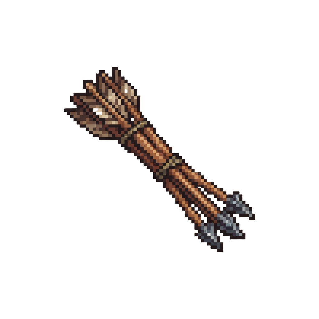 A Bundle of Wooden Arrows