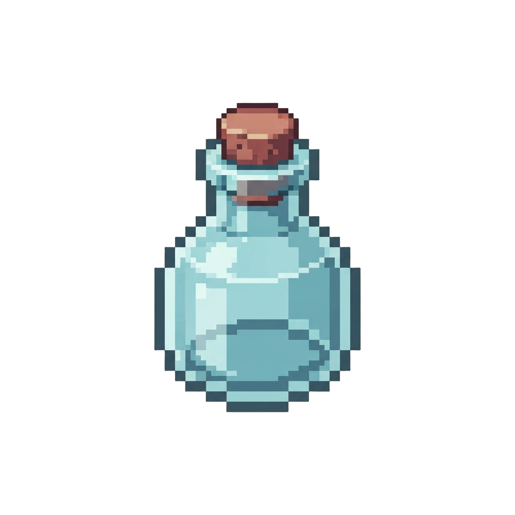 An Empty Glass Bottle