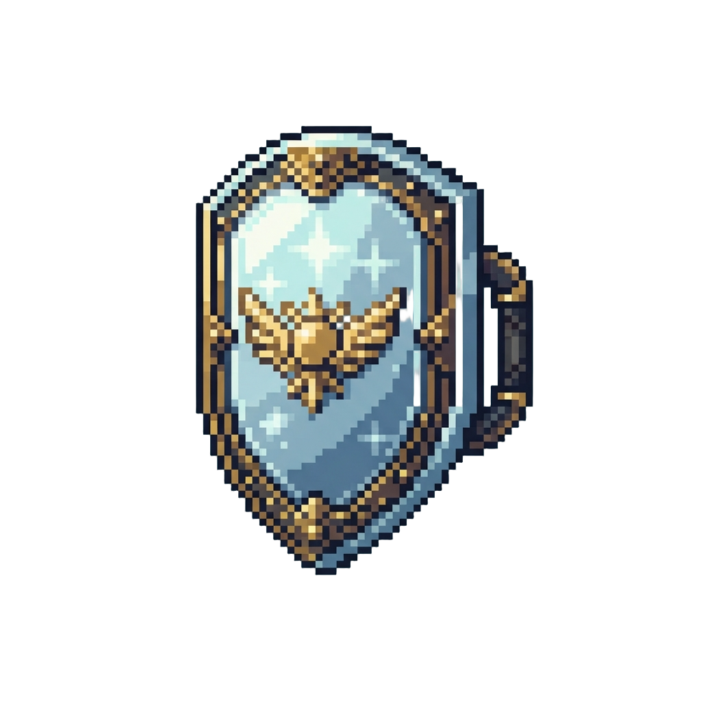 A Shimmering Mirror Shield