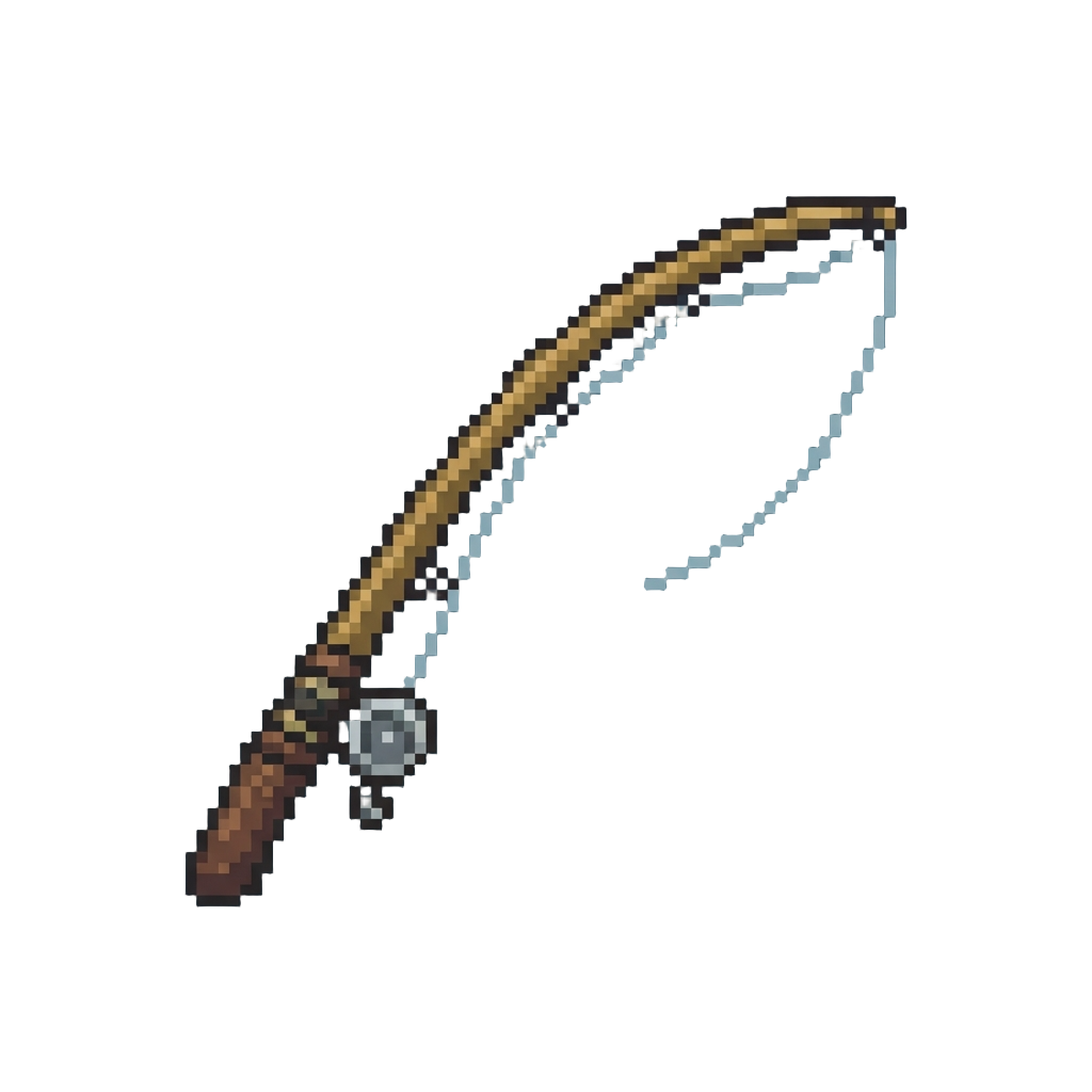 A Bent Fishing Rod