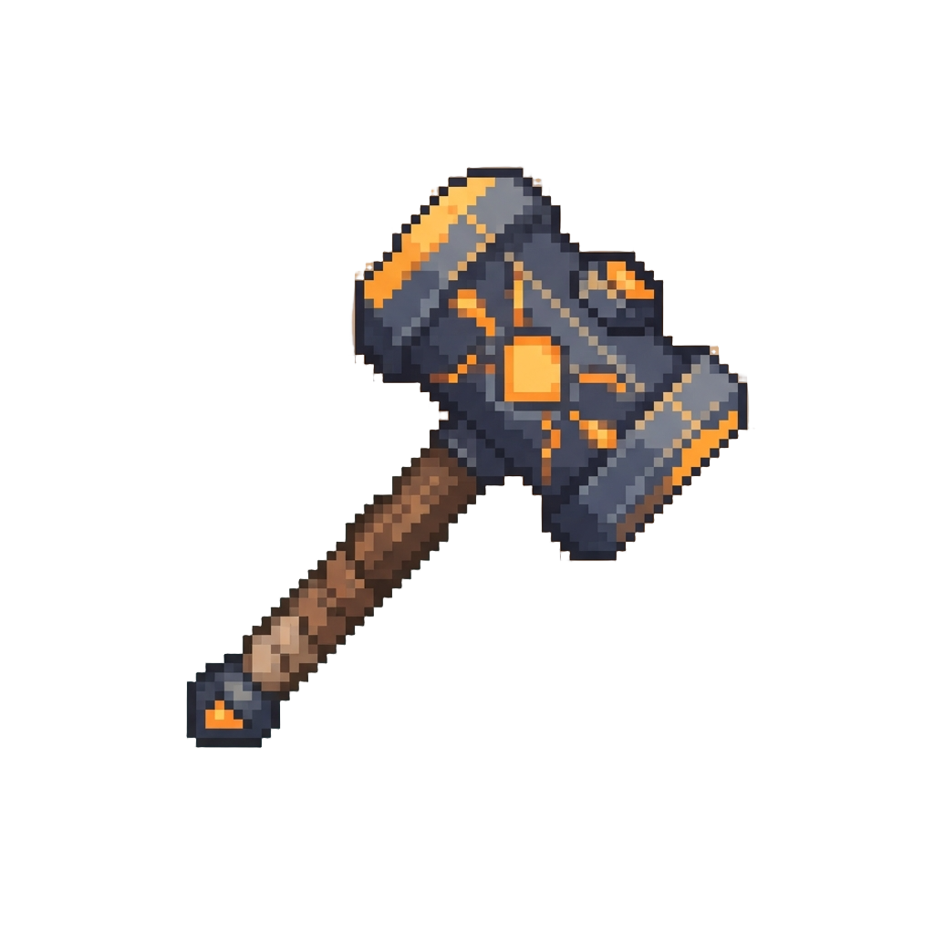A Glowing Megaton Hammer