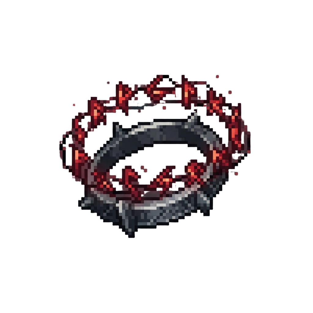 A Ring of Levitating Dark Sith Runes
