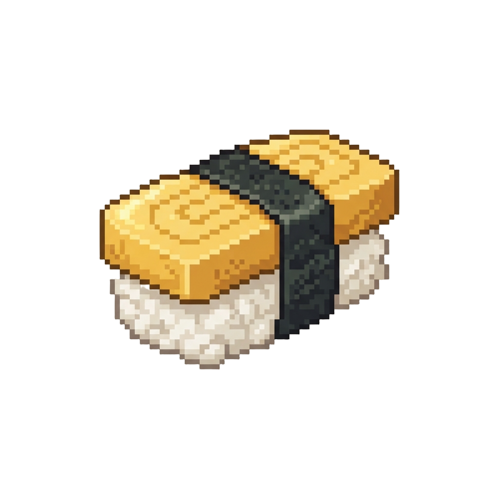 A Sweet Tamago Egg Sushi