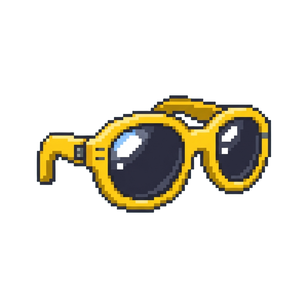 A Pair of Oversized Funny Sunglasses