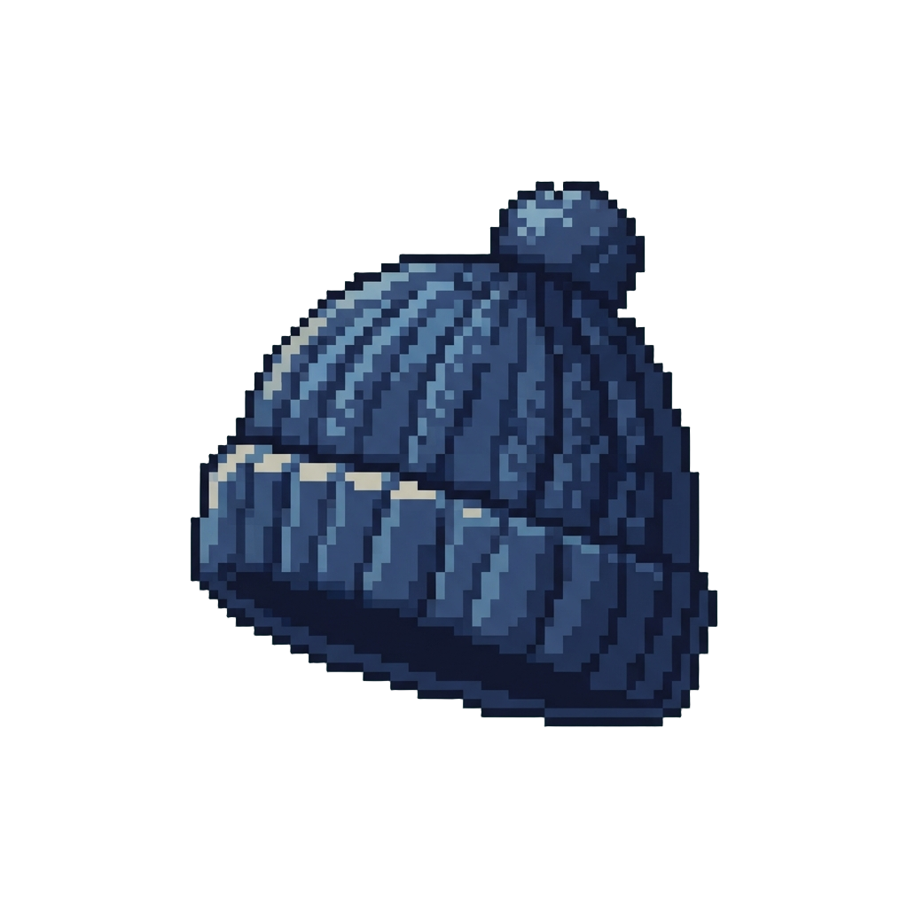 A Soft Knitted Winter Beanie