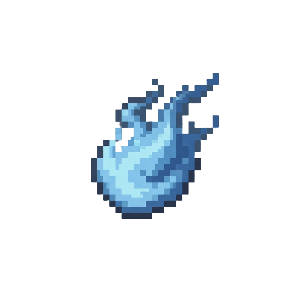 Fading Dim Blue Wisps
