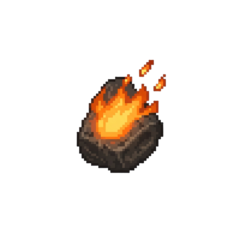 Soft Miniature Ember Fizzle