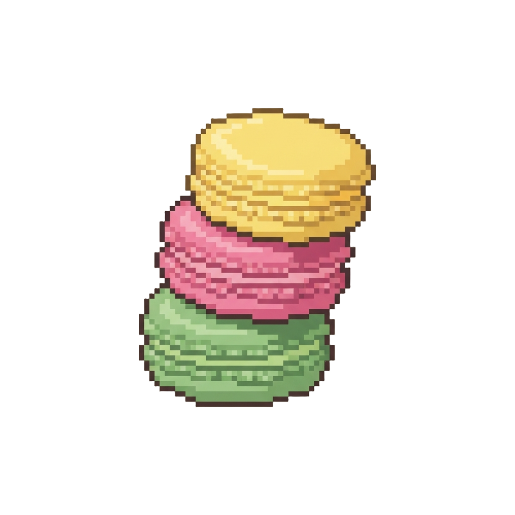 A Colorful Macaron Stack