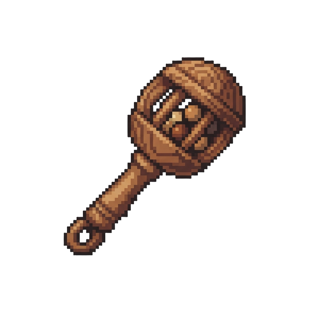 A Clattering Wooden Rattle