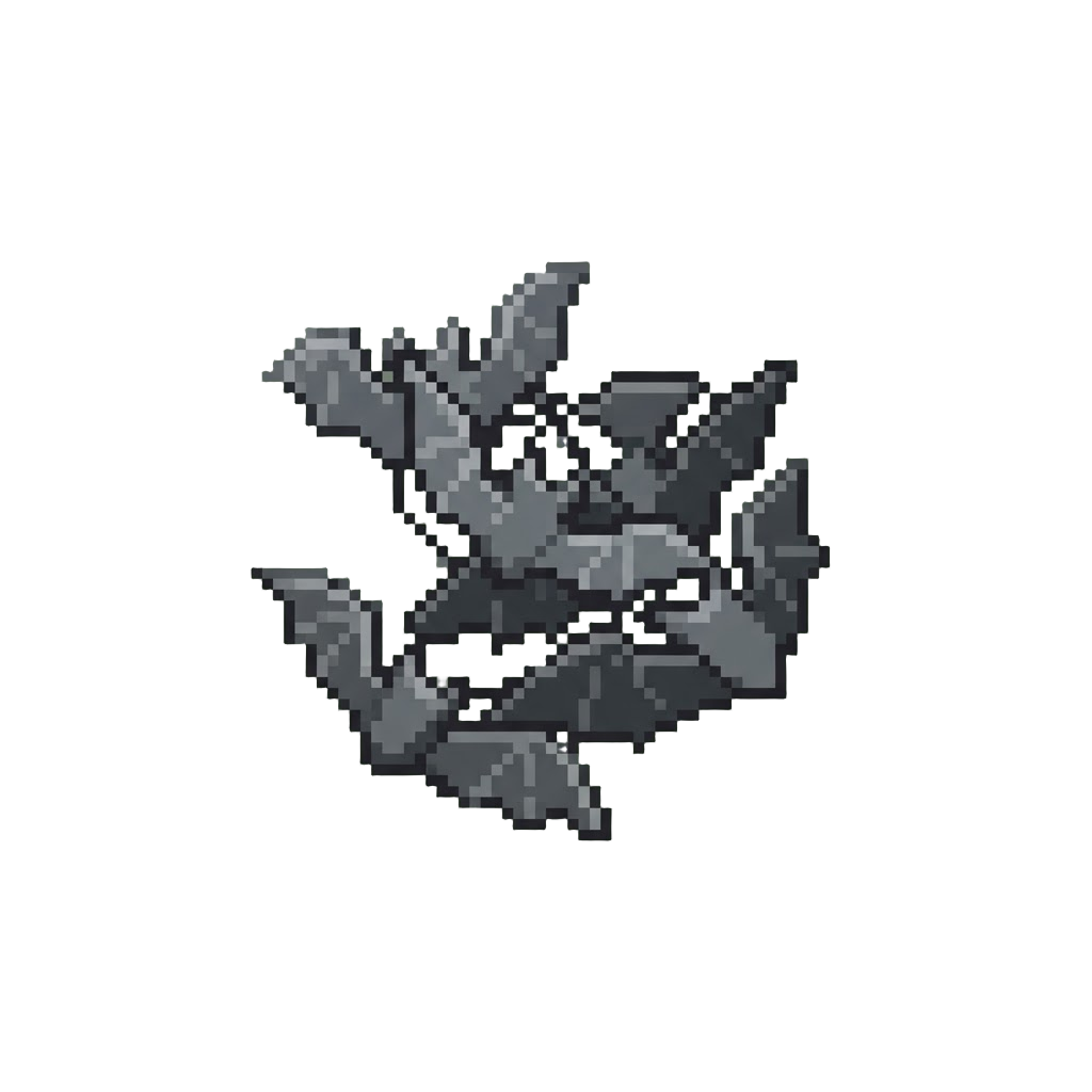 A Swirl of Fluttering Paper Bats Tangling Together