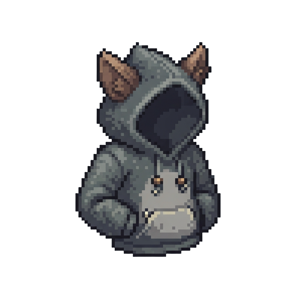 A Playful Cozy Werewolf Hoodie with Fuzzy Ears