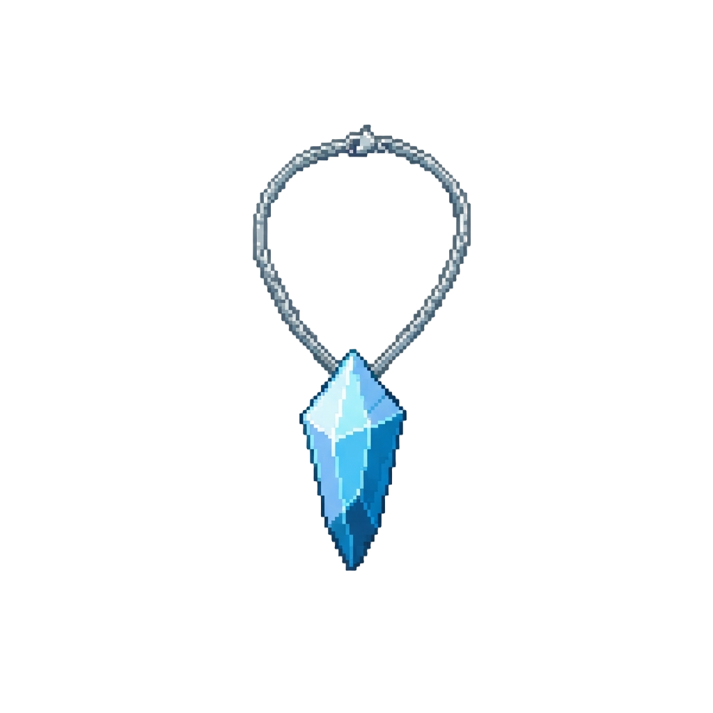 A Miniature Ice Crystal Necklace
