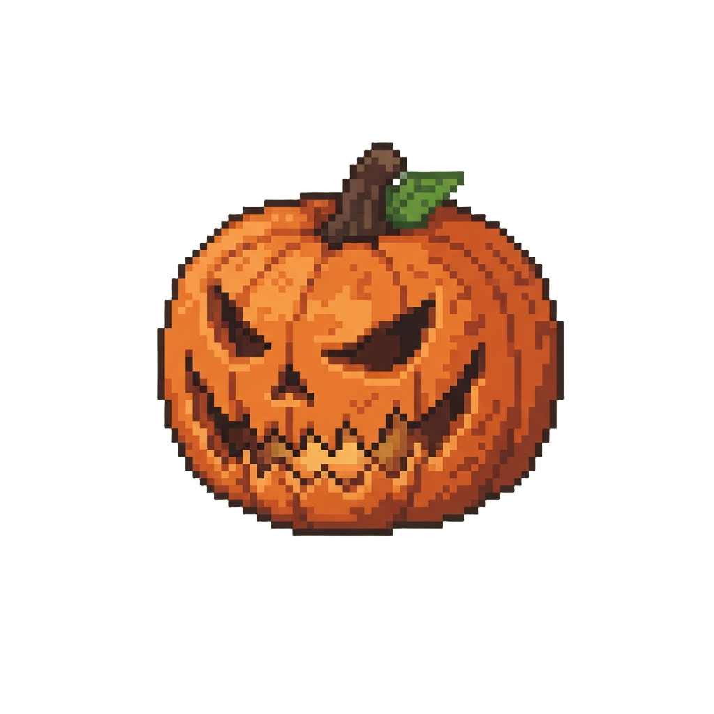 A Classic Jagged-tooth Evil Jack-o'-lantern Grin