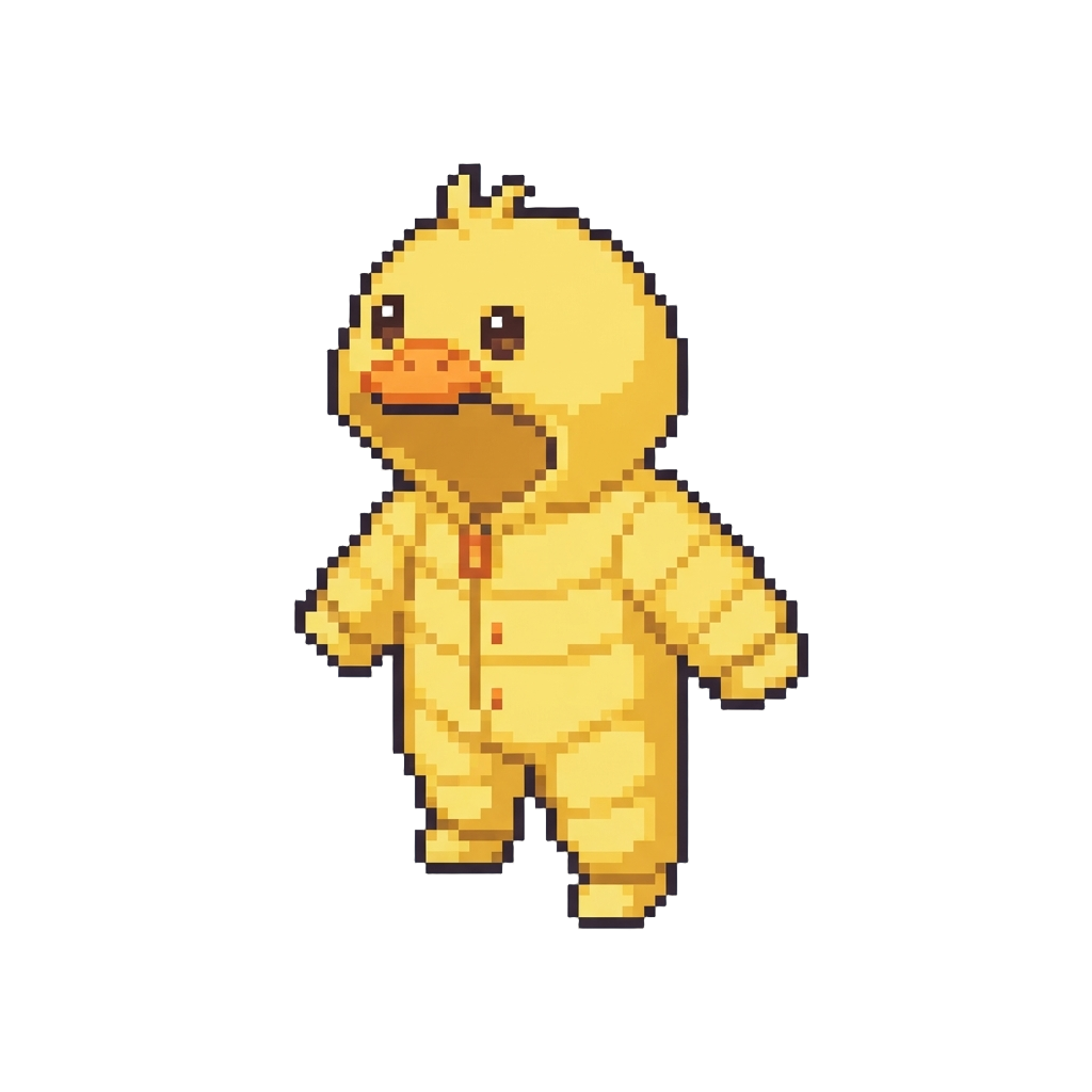 A Bright Yellow Duckling Onesie