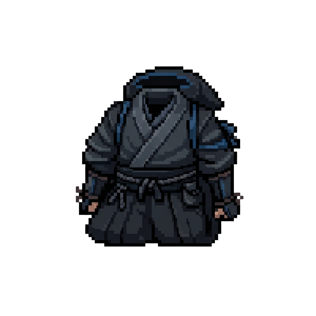 A Sleek Stealth Shadow Ninja Outfit