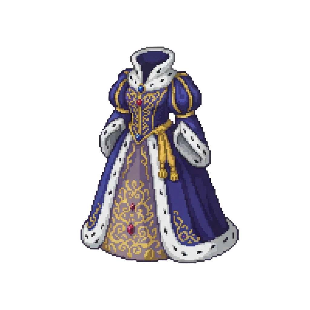 An Ornate Royal Monarch Gown