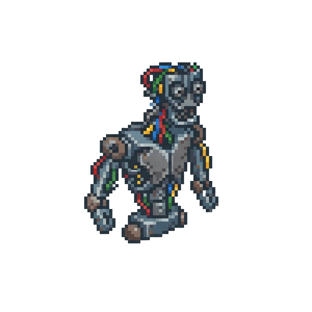 A Worn-out Endoskeleton with Wires