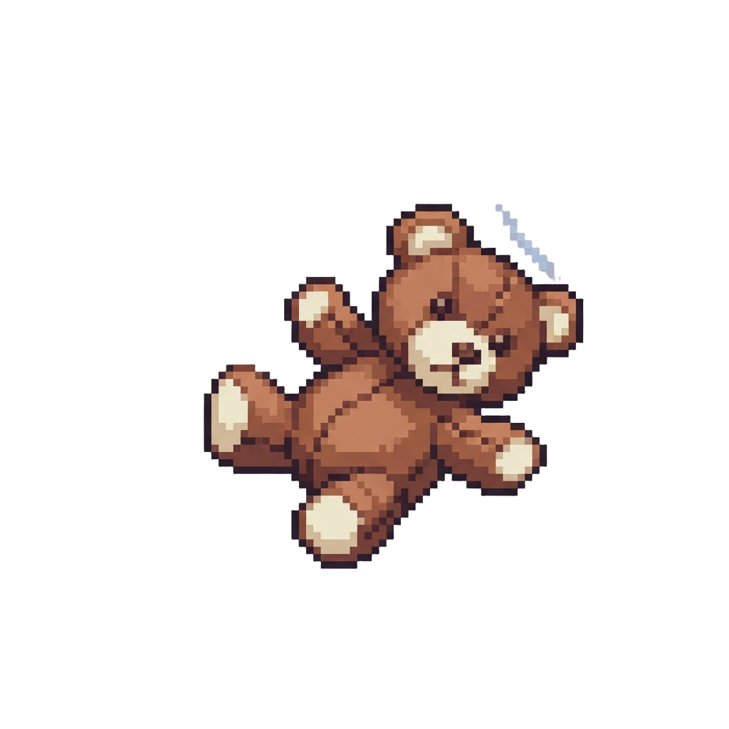 A Rain of Soft Plush Stuffed Animals Dropping From Above