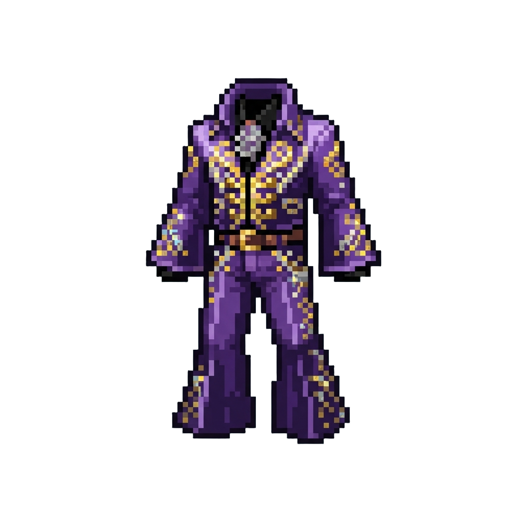 The Jackson 5 Purple Bell-bottom Suit Outfit