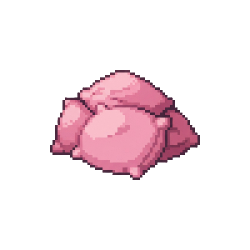 A Bouncy Pile of Giant Pink Pillows
