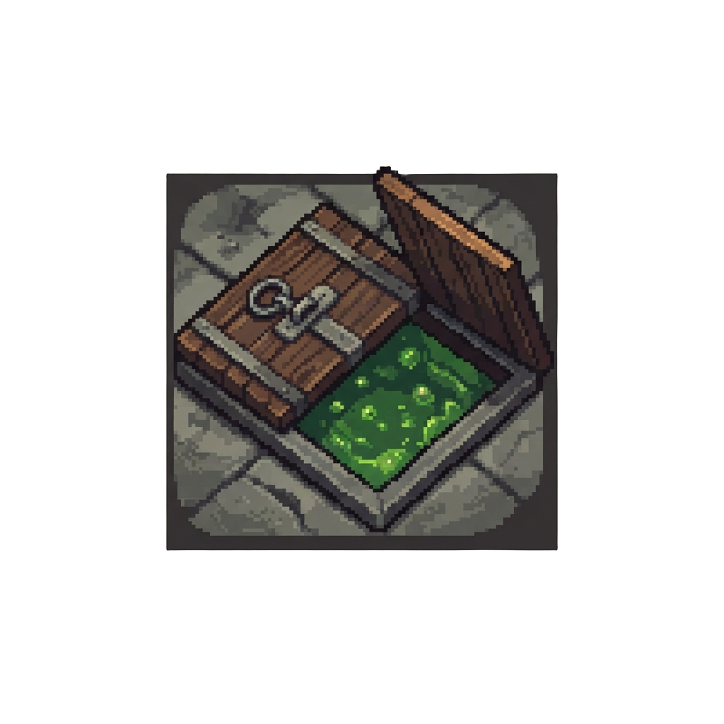A Trapdoor Leading to a Slimy Green Jelly Vat
