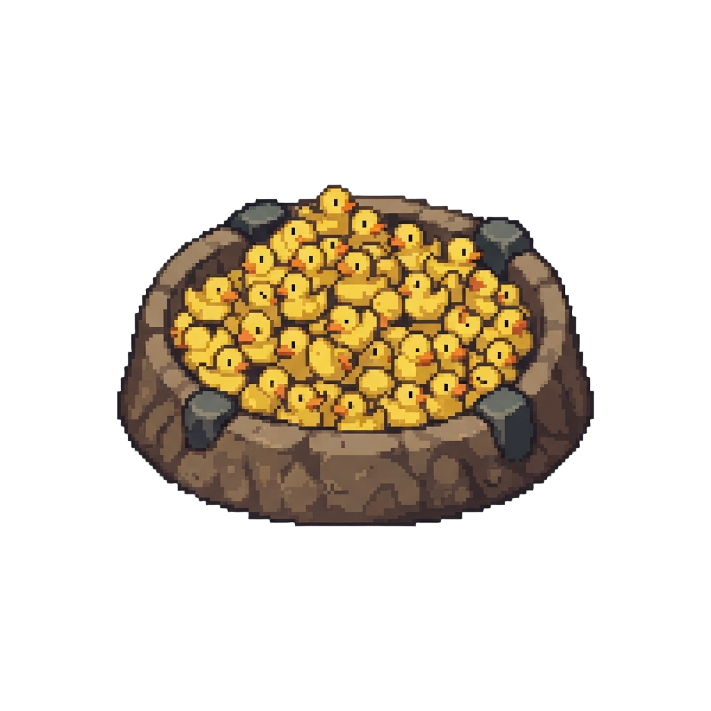 A Massive Pit of Yellow Squeaky Ducks
