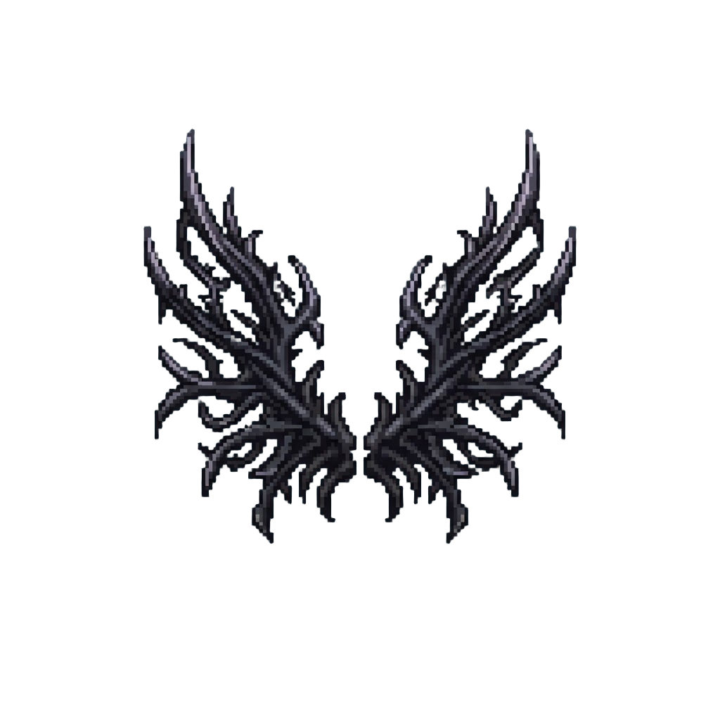 A Towering Set of Razor-sharp Tendril Wings