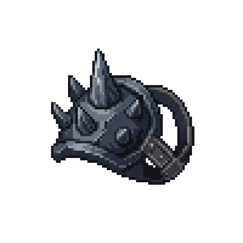 Massive Spiked Obsidian Shoulder Guards