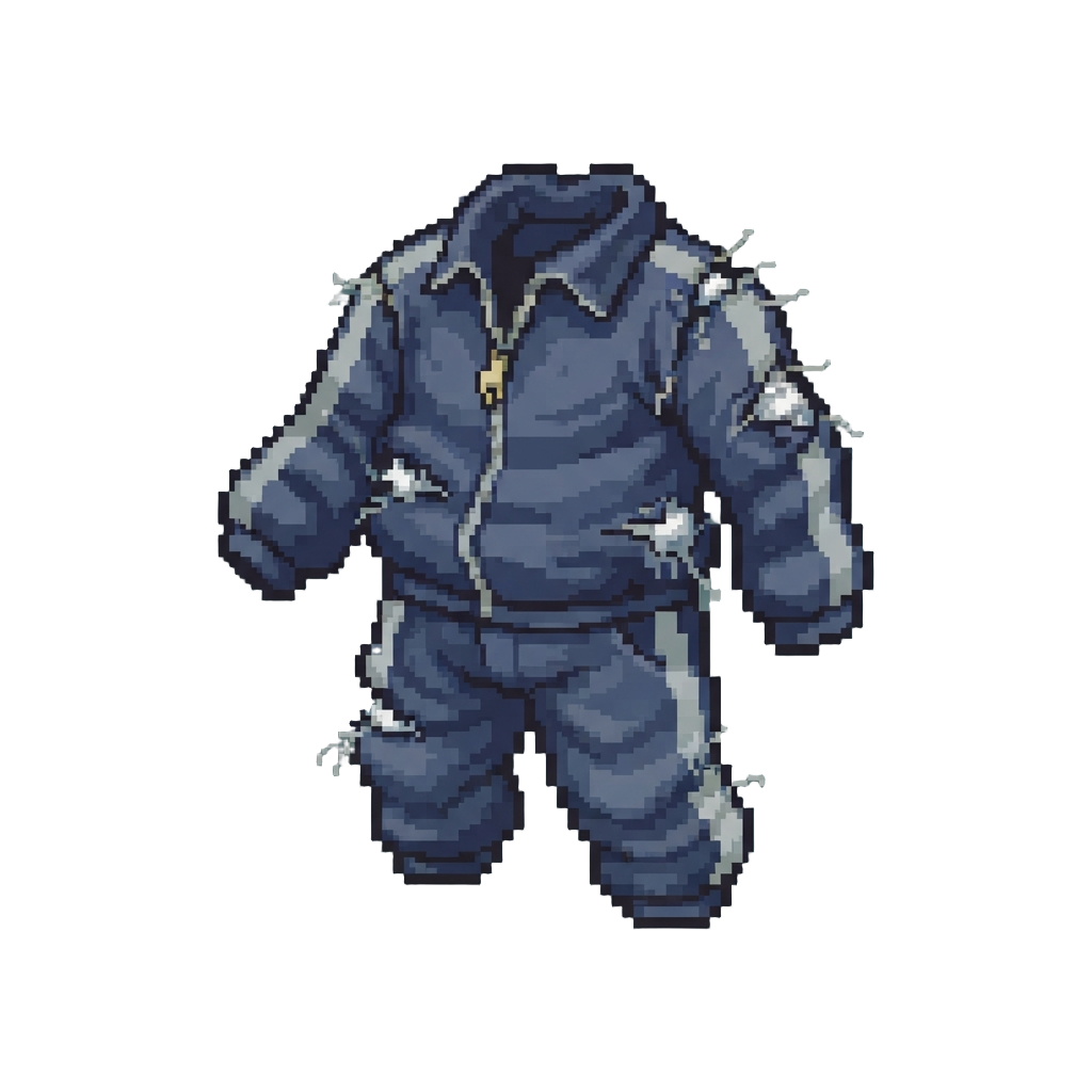 A Sloppy Oversized Tracksuit Bursting at the Seams