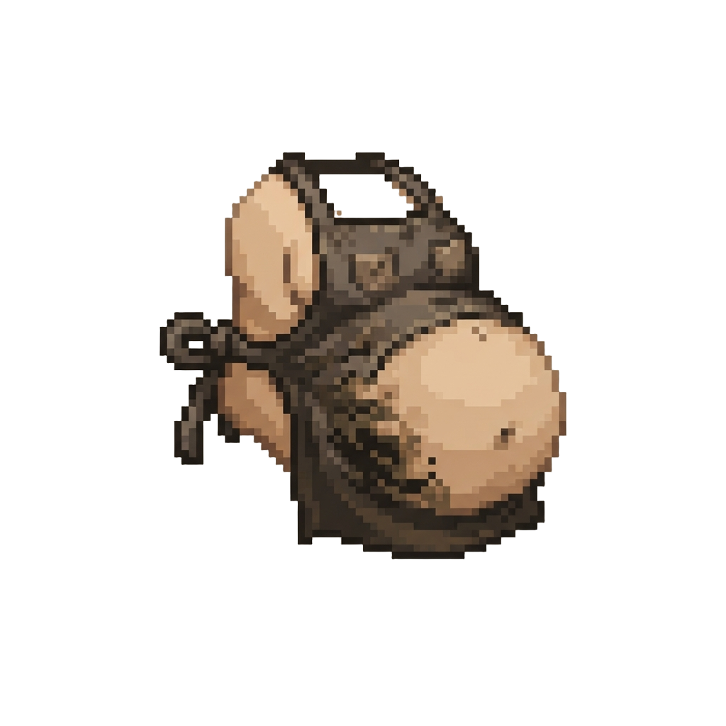 A Grease-stained Apron Stretched to Its Limits Over a Gigantic Tummy