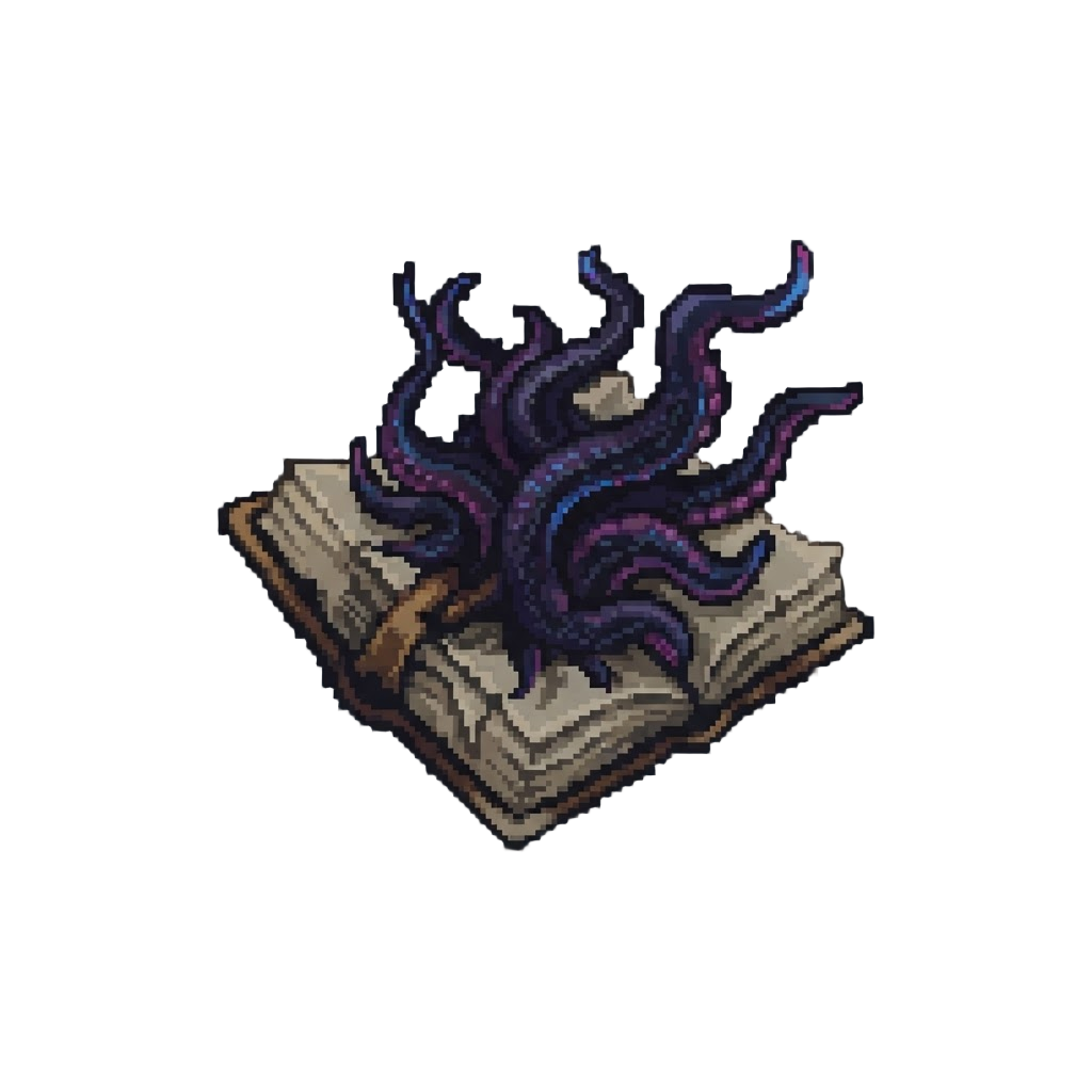 A Shadowy Multi-tentacled Void Horror Bursting From the Pages