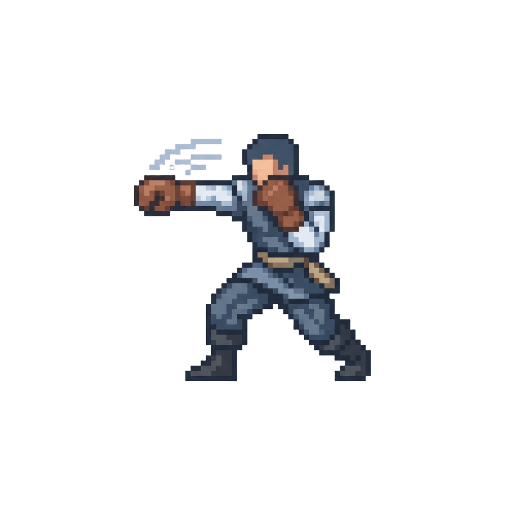 A Quick Jab-cross Shadowbox Flex to the Crowd