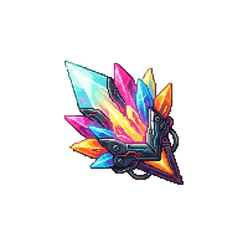 Glowing Neon Hazard Strike Flash