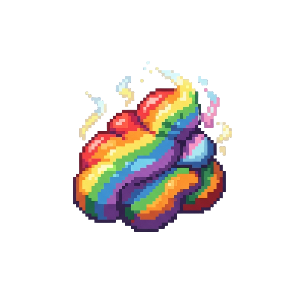 Steamy Rainbow Vapor Cloud