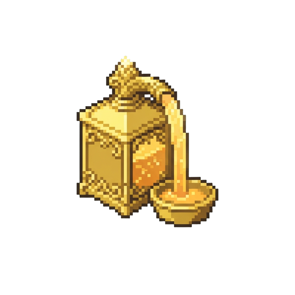 A Glowing Golden Luxury Stream