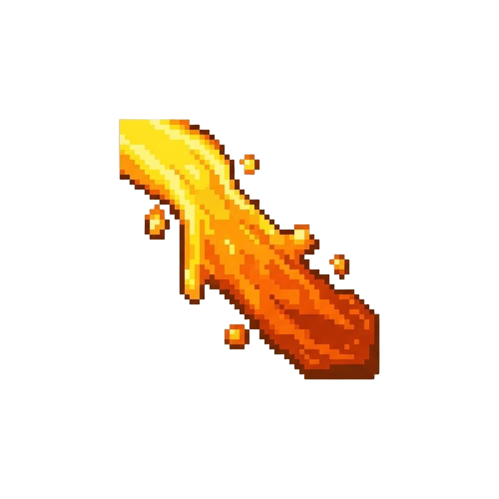 A Scorching Hot Lava Trickle