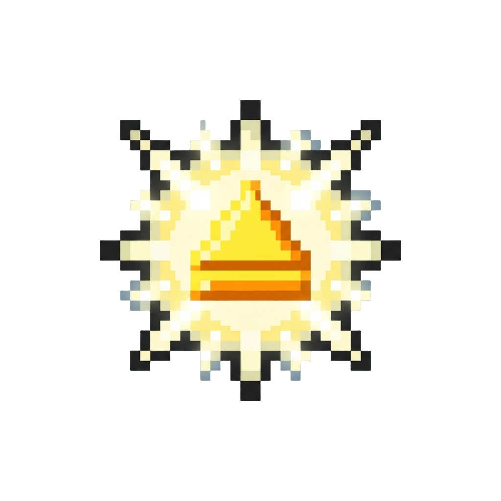 A Glowing Screen Eject Button Flash Burst